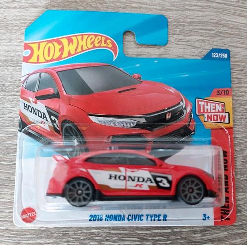 Hot Wheels Honda Civic Type R, Hobby en Vrije tijd, Modelauto's | Overige schalen, Nieuw, Auto, Ophalen of Verzenden