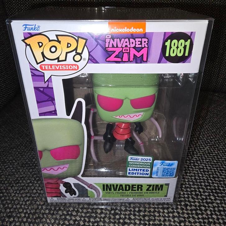Funko Pop! 1881 Invader Zim (Limited Edition), Verzamelen, Poppetjes en Figuurtjes, Nieuw, Ophalen of Verzenden