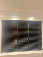 Zwarte houten jaloezieën, Ophalen, Zo goed als nieuw, Zwart, 100 tot 150 cm