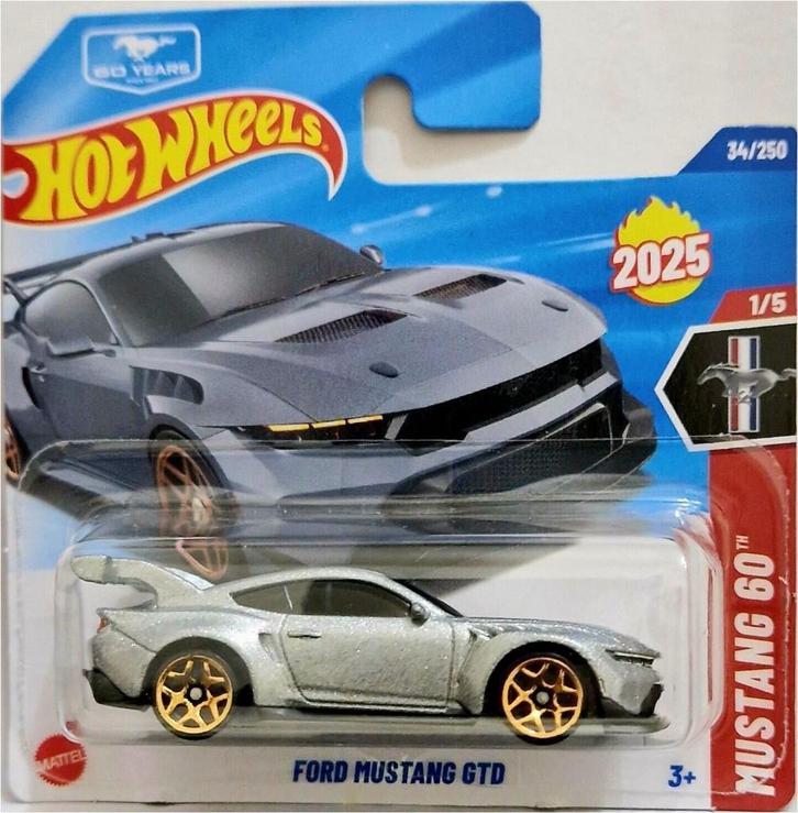 2025 Hot Wheels Ford Mustang GTD, Kinderen en Baby's, Speelgoed | Speelgoedvoertuigen, Nieuw, Ophalen of Verzenden