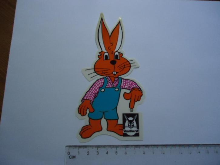 sticker oud Vaillant cv geiser loodgieter retro, Verzamelen, Stickers, Zo goed als nieuw, Bedrijf of Vereniging, Verzenden