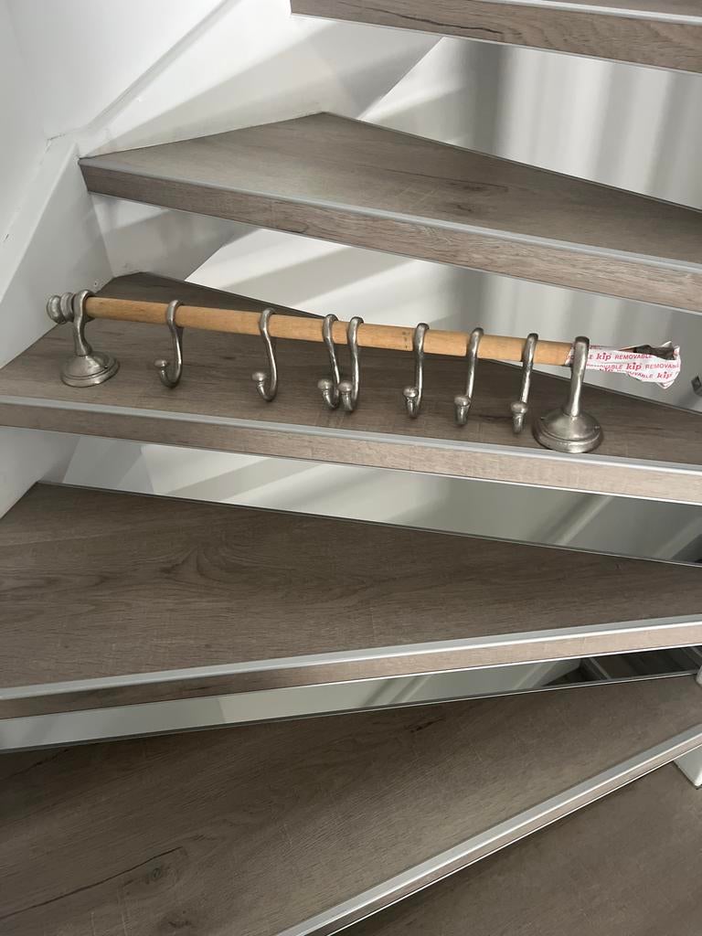 Riviera Maison Hangen Rek met Haken, Huis en Inrichting, Woonaccessoires | Kapstokken, Ophalen of Verzenden, Zo goed als nieuw