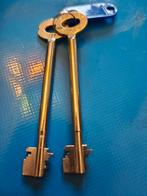 Diverse dubbelbaard kluissleutels zie nummers op de foto 's, Doe-het-zelf en Verbouw, Ophalen of Verzenden, Gebruikt, Koper of Messing