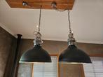 Industriele hanglampen. 2 stuks., Ophalen, Zo goed als nieuw, Metaal, Industrieel