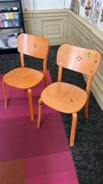 Vijf zweedse stoelen Alvar Aalto Elm Wood, Ophalen, Gebruikt, Stoel(en)