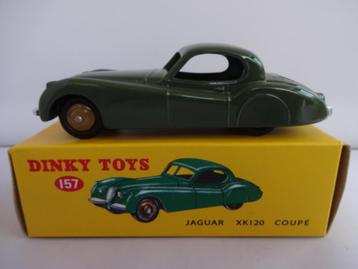 Jaguar XK donker groen120 NR 157 van Dinky Toys 1/43 beschikbaar voor biedingen