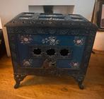 Frans emaille kachel, Ophalen of Verzenden, Zo goed als nieuw, Hout, Houtkachel