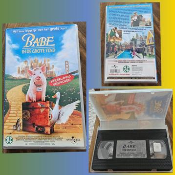 Biggetje 'Babe in de grote stad' VHS leuke kinder film! beschikbaar voor biedingen