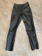 Zwarte rundleren broek - vintage retro, Ophalen of Verzenden, Gedragen, Maat 46 (S) of kleiner, Zwart