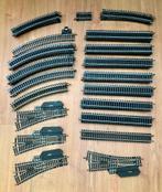 Verzameling HO treinen, wagons, rails, huisjes, trafo, Gebruikt, Gelijkstroom, Overige typen, Ophalen of Verzenden