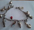 Oud armband met bedels, Overige merken, Gebruikt, Ophalen of Verzenden, 4 bedels of meer