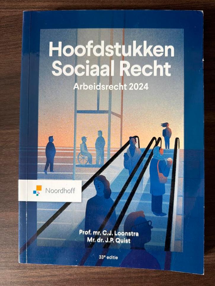 Hoofdstukken Sociaal Recht - Arbeidsrecht 2024, Boeken, Studieboeken en Cursussen, Zo goed als nieuw, HBO, Alpha, Ophalen of Verzenden