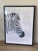 3 Posters Lilipinso Zebra, Giraf, Luipaard met zwarte lijst, Ophalen of Verzenden, Zo goed als nieuw, Wanddecoratie