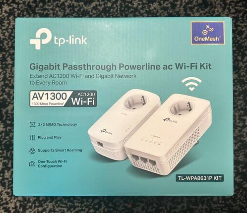 TP-Link TL-WPA8631P - Powerline Adapter - 1300 Mpbs - 2-pack, Computers en Software, Netwerk switches, Nieuw, Ophalen of Verzenden