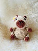 Gehaakte capybara met bloemetje, Verzenden, Nieuw, Overige typen