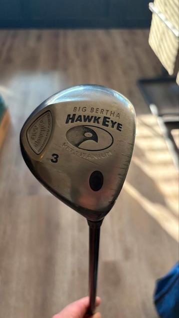 Callaway Big Bertha Hawk Eye 3 Wood – Titanium fairway wood beschikbaar voor biedingen