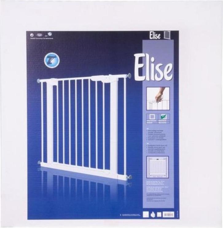 Witte traphekjes Elise nieuw in verpakking, Kinderen en Baby's, Traphekjes, Nieuw, Klemhekje, Ophalen