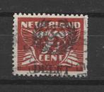 Nederlandse postzegel met Duitse opdruk Delft en Hakenkruis, Verzamelen, Verzenden, Landmacht, Nederland, Foto of Poster