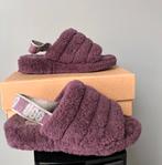 UGG FLUFF YEAH BLING PAARSE WOLLEN SANDALEN WOL MAAT  41, UGG, Overige kleuren, Zo goed als nieuw, Sandalen of Muiltjes