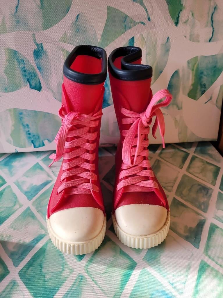 Leuke regenlaarzen, ongedragen. Mt 28, Kinderen en Baby's, Meisje, ., Ophalen of Verzenden, .