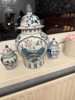 Vintage Chinees Porseleinen Potten Set, Antiek en Kunst, Ophalen of Verzenden