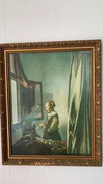 Vintage schilderij johannes vermeer, Antiek en Kunst, Kunst | Schilderijen | Klassiek, Ophalen of Verzenden
