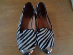 NUBBIK imitatie zebravacht pumps:mt 40, Pumps, Zwart, Ophalen of Verzenden, Zo goed als nieuw
