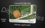 EK Vijfje 2000 in coincard KNM, Postzegels en Munten, Munten | Nederland, Ophalen of Verzenden, Koningin Beatrix, 5 gulden