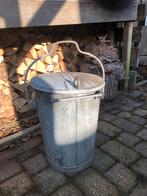 Vuilnisbak Meppel Authentiek Zinken, Ophalen, Overige materialen, Gebruikt, 50 tot 75 cm