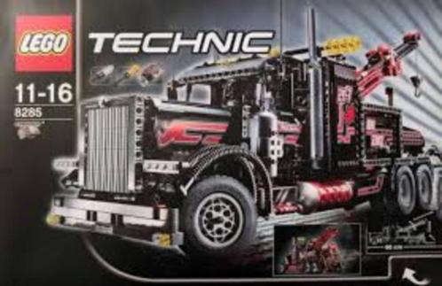 Lego Technic 8285 Zwarte Sleeptruck, Kinderen en Baby's, Speelgoed | Duplo en Lego, Zo goed als nieuw, Lego, Complete set, Ophalen of Verzenden