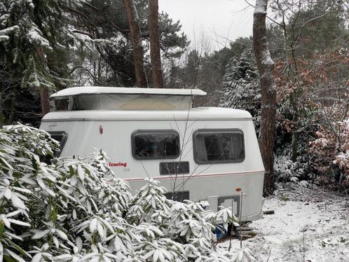 Caravan Eriba Touring 310, 2012, Caravans en Kamperen, Caravans, Particulier, tot en met 3, 500 - 750 kg, Treinzit, Eriba, Dwarsbed