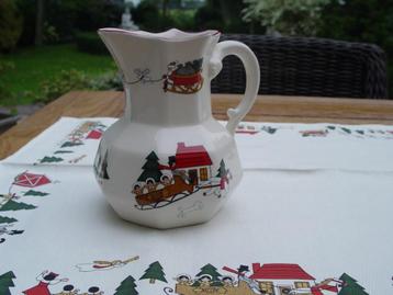 Masons mason christmas village hydra kan jug beschikbaar voor biedingen