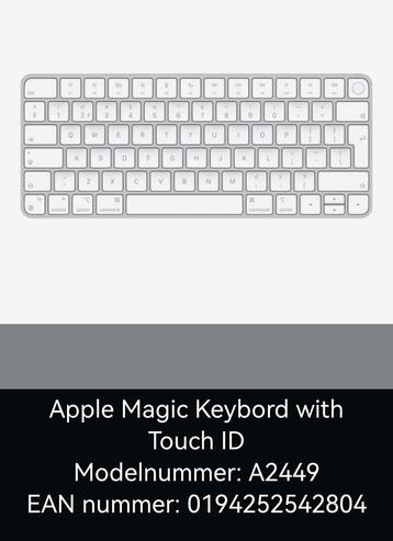 Apple keyboard met USB-C.Lightning **NIEUW**