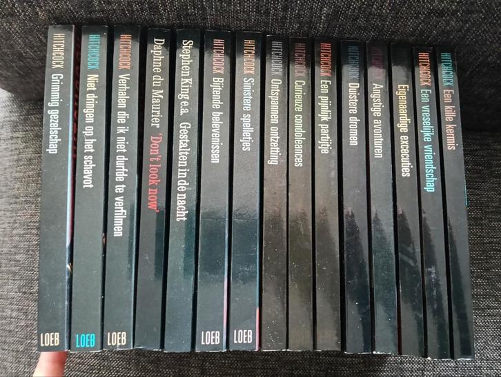 Hitchcock Bundel 15 delen met Griezelverhalen 1985-1989 Loeb, Boeken, Thrillers, Gelezen, Nederland, Ophalen of Verzenden