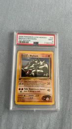 2000 Brock’s Rhyhorn 1st EDITION!! PSA 9, Hobby en Vrije tijd, Verzamelkaartspellen | Pokémon, Ophalen of Verzenden, Zo goed als nieuw