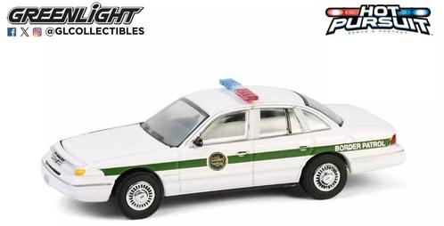 1997 Ford Crown Victoria van Greenlight 1/64 Border Patrol, Hobby en Vrije tijd, Modelauto's | Overige schalen, Nieuw, Auto, Ophalen of Verzenden
