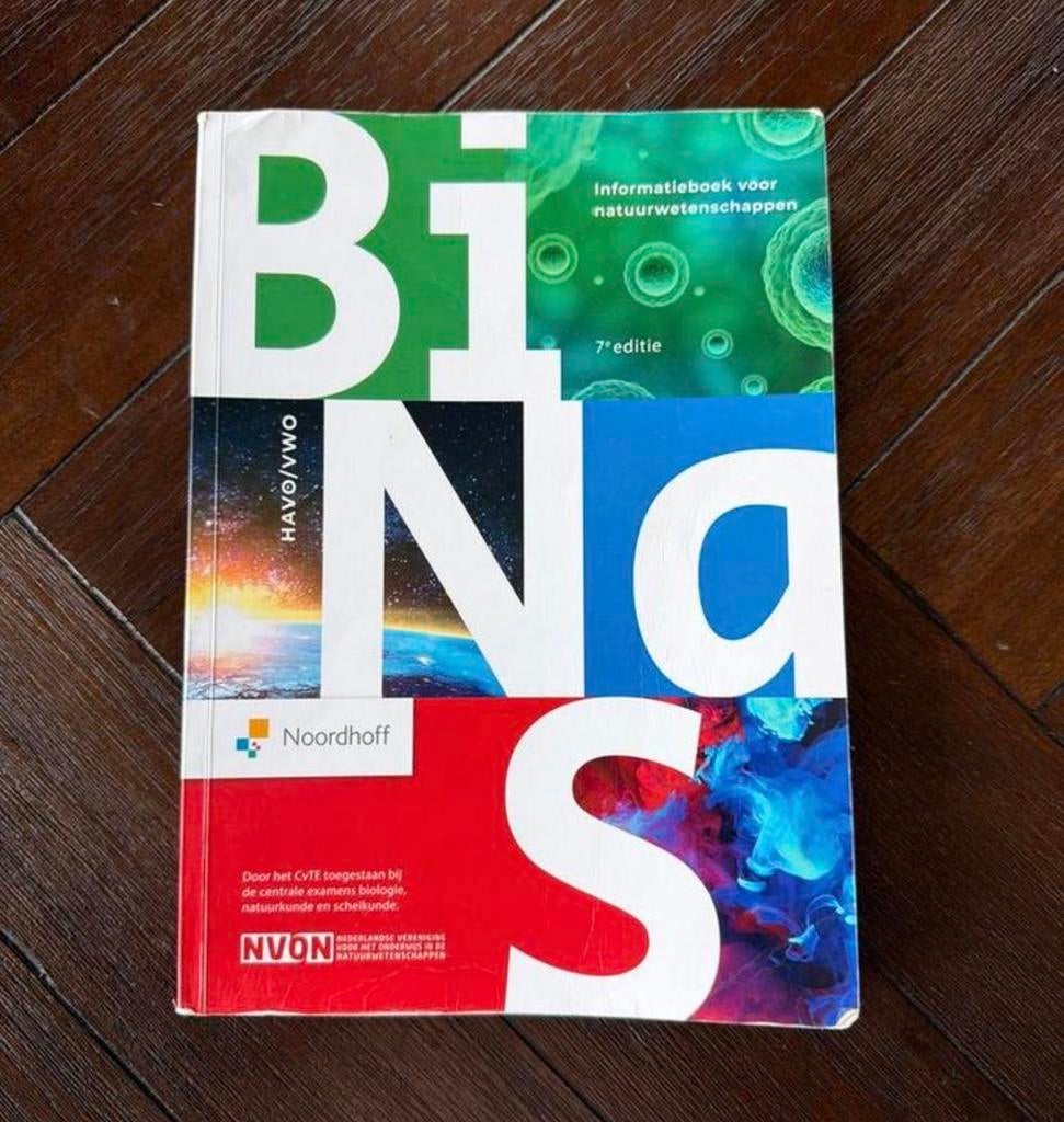 Binas 7e editie - Informatieboek voor natuurwetenschappen, Boeken, Schoolboeken, Ophalen of Verzenden, Zo goed als nieuw, HAVO