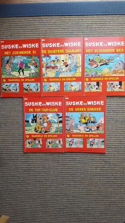 Suske en Wiske: 5x Stripverhaal + Raadsels en Spellen., Boeken, Stripboeken, Zo goed als nieuw, Meerdere stripboeken, Ophalen of Verzenden