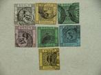 1   Baden 7 zegels uit 1-7, Postzegels en Munten, Postzegels | Europa | Duitsland, Duitse Keizerrijk, Verzenden, Gestempeld