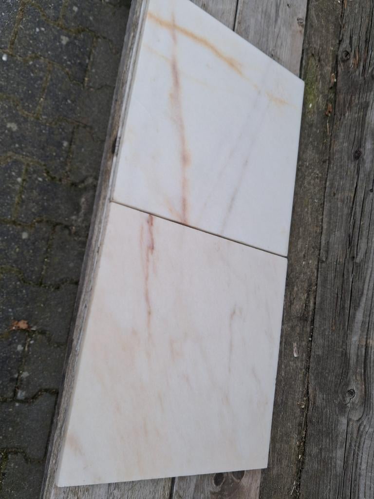 Marmer tegels, Nieuw, Ophalen of Verzenden, 20 tot 40 cm, Minder dan 5 m²