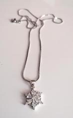 Nieuwe ketting met ster kristallen hanger, Ophalen of Verzenden, Nieuw, Zilver, Overige materialen