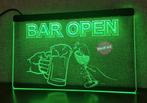 Bar Open 3D verlichting, Ophalen of Verzenden, Nieuw, Reclamebord, Plaat of Schild