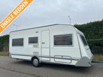 KNAUS 500 TL AZUR VOORTENT ENKELE BEDDEN, Caravans en Kamperen, Caravans, Rondzit, Bedrijf, Knaus, Overige typen