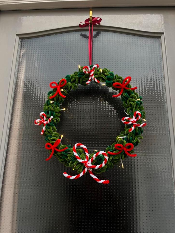 Handgemaakte Kerstkrans, Diversen, Kerst, Nieuw, Ophalen of Verzenden