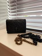 Kurt Geiger Kensington Tas - Zwart, Sieraden, Tassen en Uiterlijk, Tassen | Damestassen, Verzenden, Zo goed als nieuw, Zwart, Avondtasje
