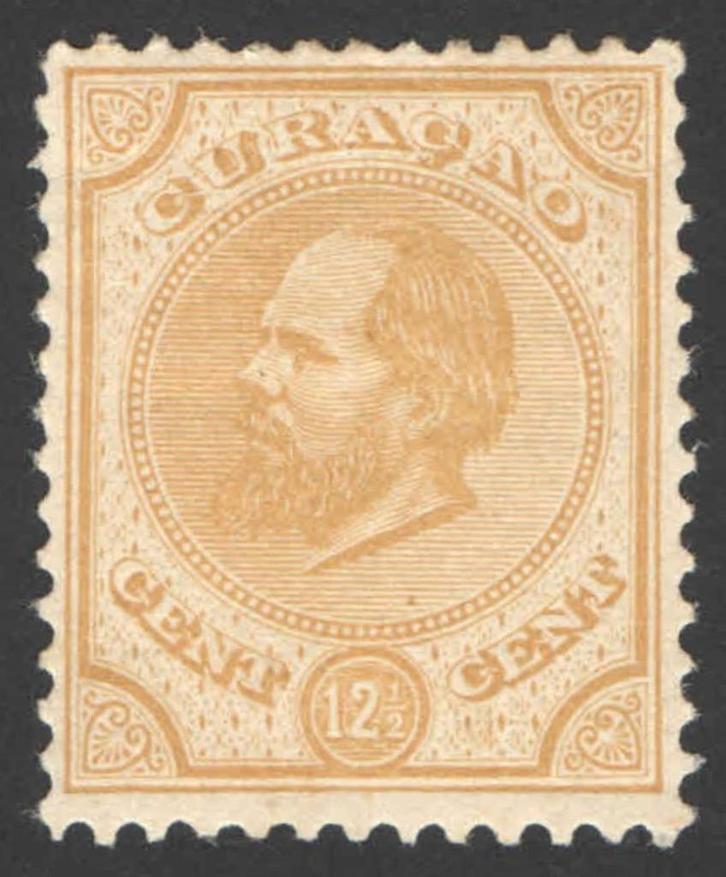 Curacao NVPH nr 5 ongebruikt Koning Willem III 1886, Postzegels en Munten, Postzegels | Nederlandse Antillen en Aruba, Postfris