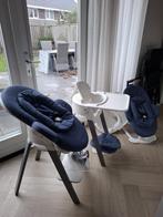 2x stokke steps compleet, mag zonder bouncer., Ophalen, Zo goed als nieuw, Meegroeistoel, Gordel(s)