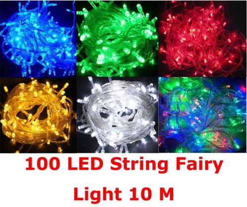 100 LED's lichtnet snoer, 10 meter (Gratis Verzending), Diversen, Kerst, Nieuw, Verzenden