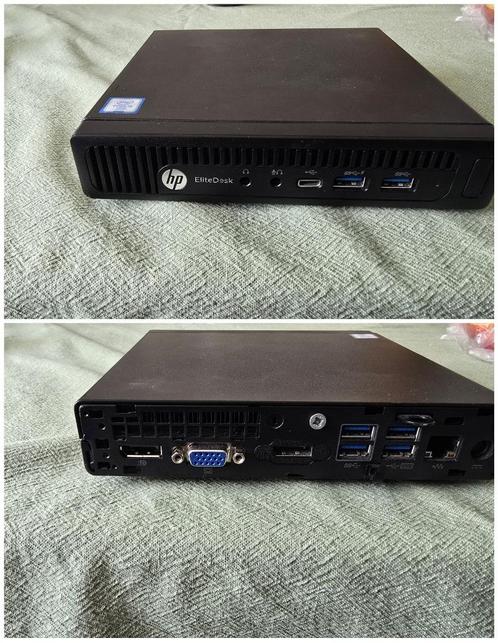 Hp Elitedesk 800 Mini PC 8 GB DDR4 256 GB SSD Win11 Pro, Computers en Software, Desktop Pc's, Gebruikt, 4 Ghz of meer, SSD, 8 GB