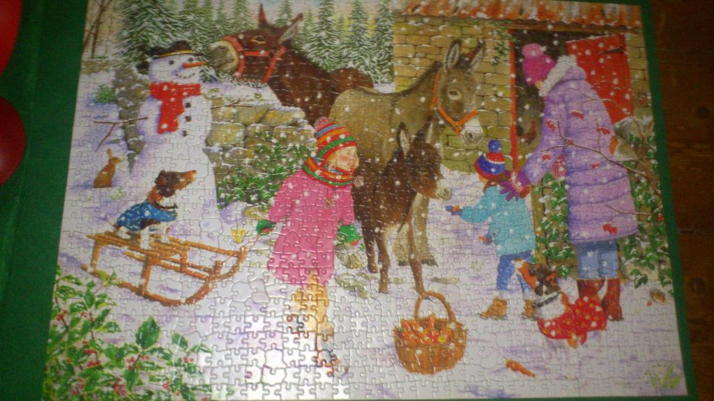 HOP Puzzel - Little Donkey - 1000 stukjes, Ophalen, 500 t/m 1500 stukjes, Gebruikt, Legpuzzel